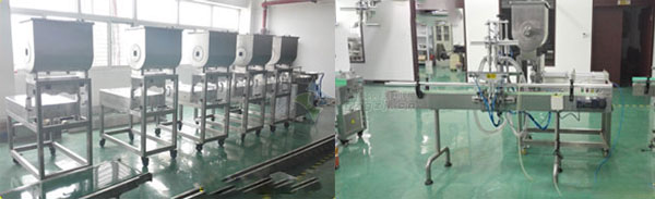 雙頭臥式攪拌直線醬料灌裝機,豆豉醬灌裝機