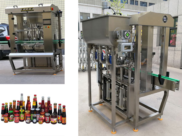 濃醬灌裝機包裝樣品展示