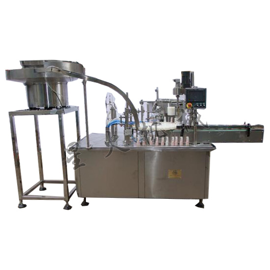 振蕩理瓶灌裝旋蓋一體機(jī),口服液灌裝旋蓋一體機(jī)