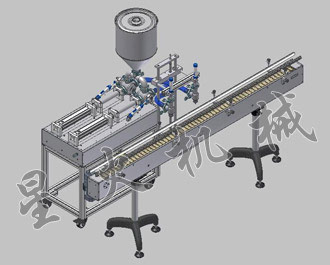 雙頭辣椒醬自動灌裝機